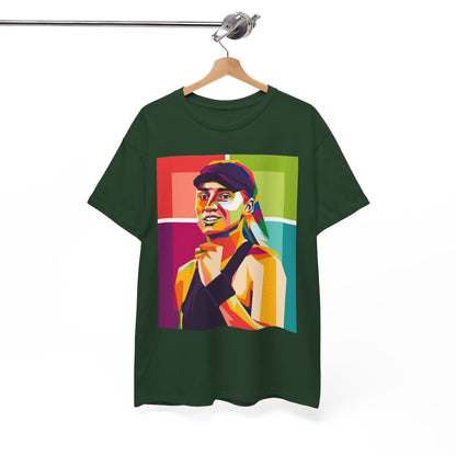 ELENA RYBAKINA 1 - Tennis (Basic Tee)
