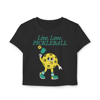 LIVE LOVE PICKLEBALL - Pickleball (Crop Top)