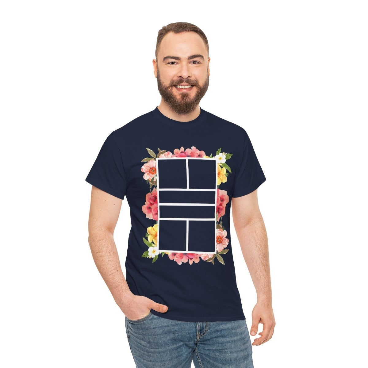 PICKLEBALL FLORAL - Pickleball (Basic Tee)