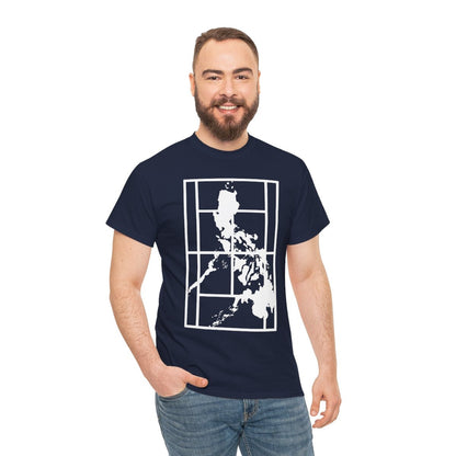 PHILIPPINE MAP - Tennis (Basic Tee)