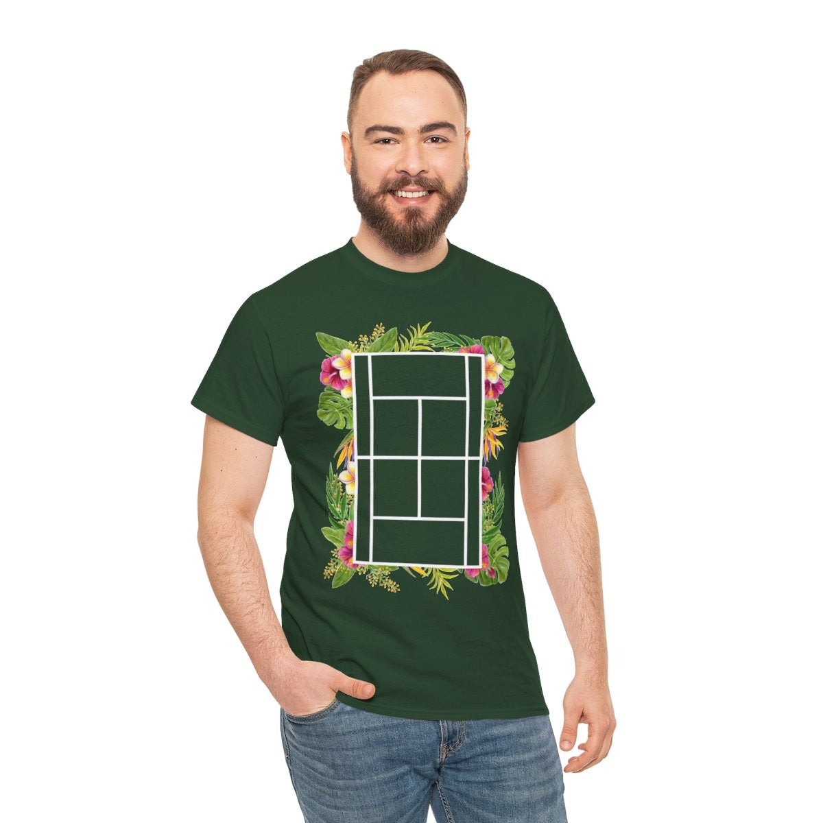 TENNIS TROPICAL - Tennis (Basic Tee)