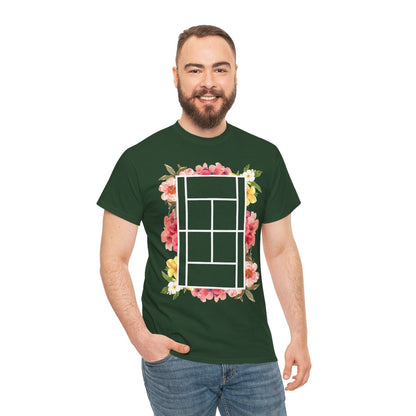 TENNIS FLORAL 1 - Tennis (Basic Tee)