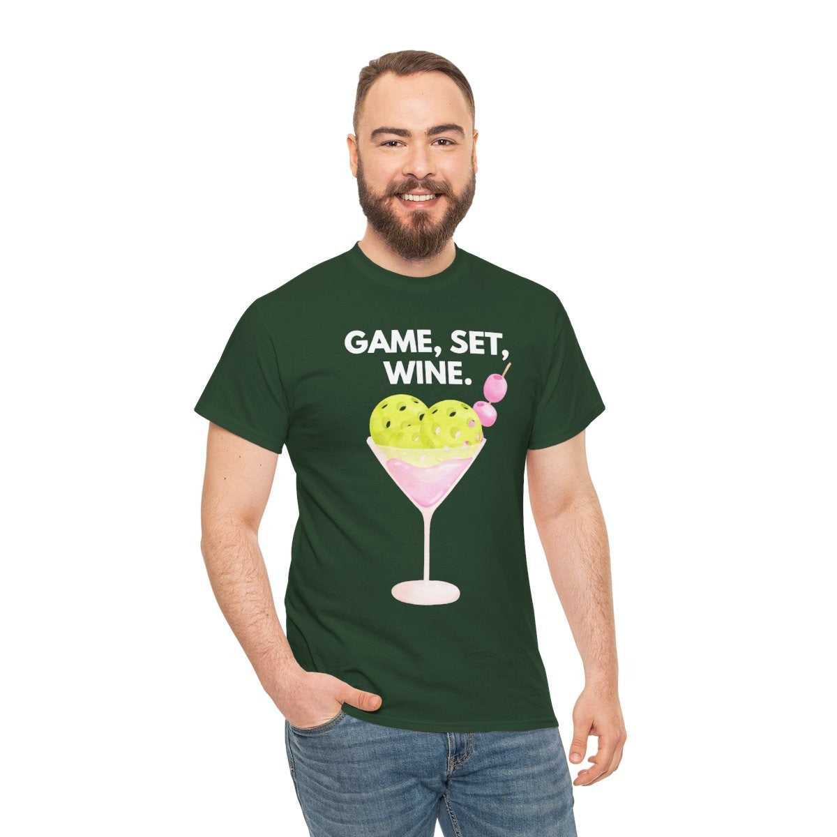 GAME SET WINE - Pickleball (Basic Tee)