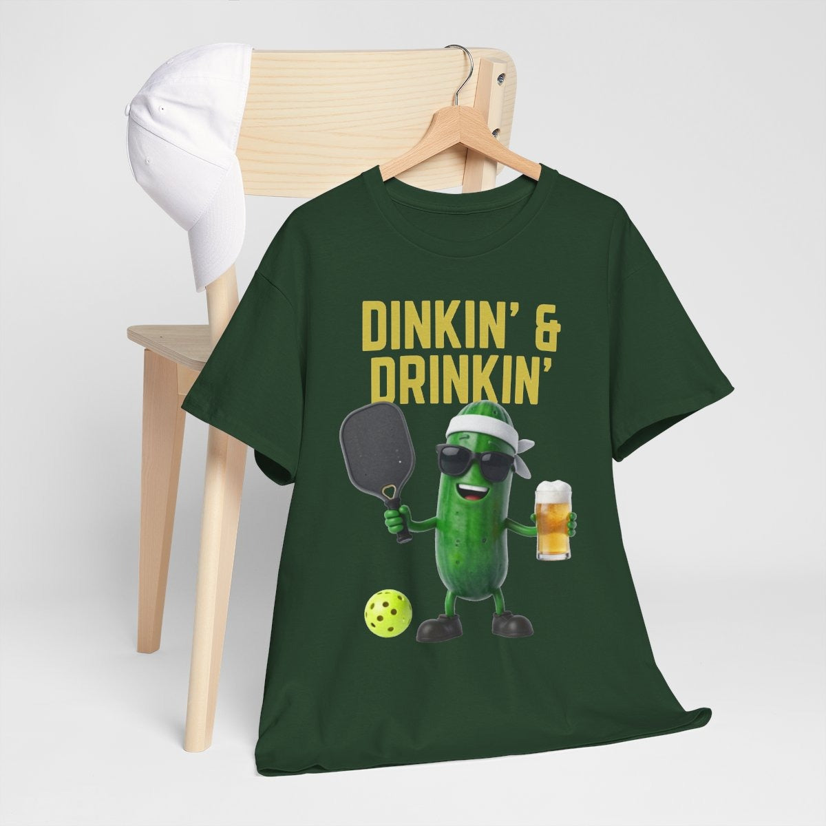 DINKIN' & DRINKIN'- Pickleball (Basic Tee)
