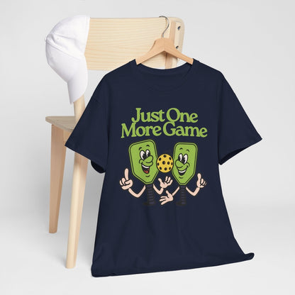 JUST ONE MORE GAME - Pickleball (Basic Tee)
