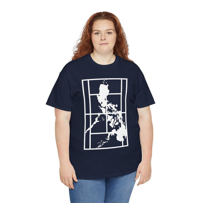 PHILIPPINE MAP - Tennis (Basic Tee)
