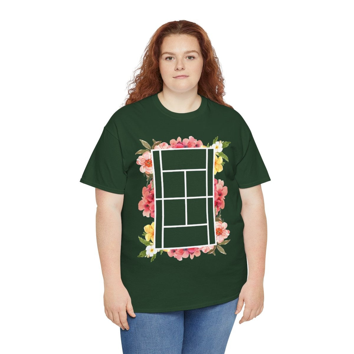 TENNIS FLORAL 1 - Tennis (Basic Tee)