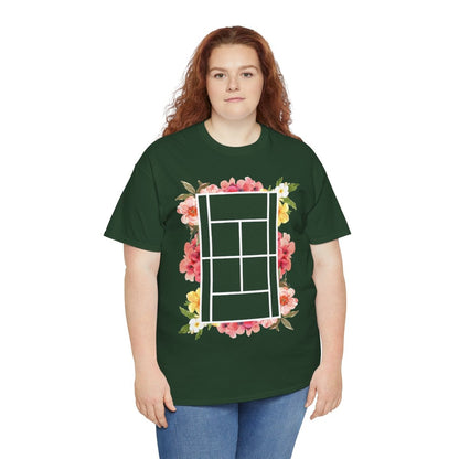 TENNIS FLORAL 1 - Tennis (Basic Tee)