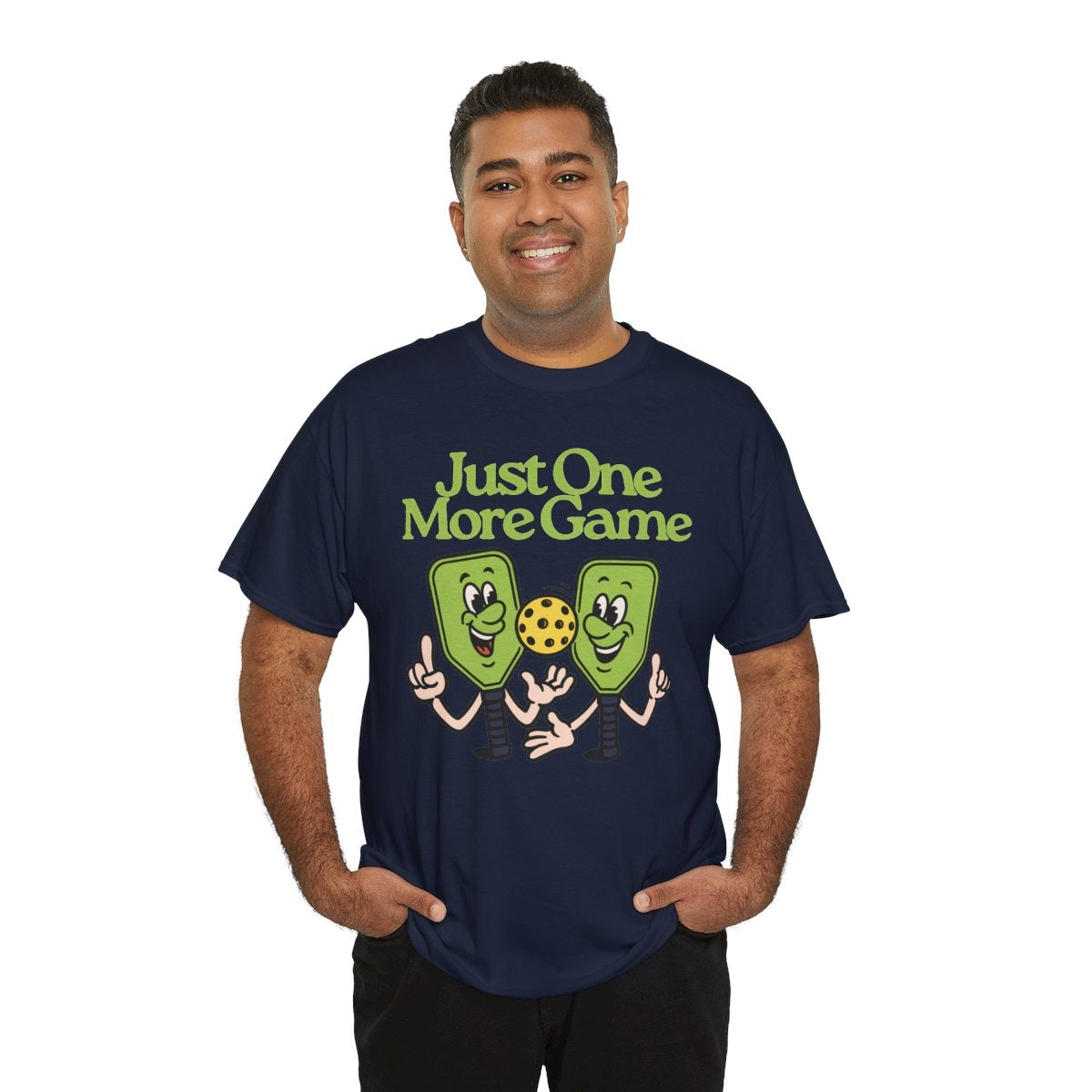 JUST ONE MORE GAME - Pickleball (Basic Tee)