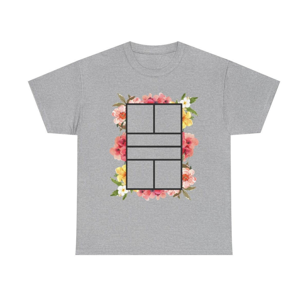 PICKLEBALL FLORAL - Pickleball (Basic Tee)
