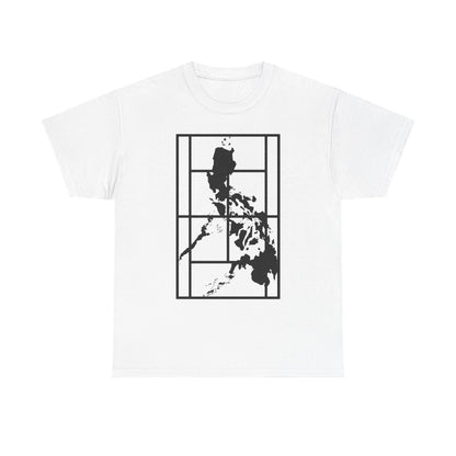 PHILIPPINE MAP - Tennis (Basic Tee)