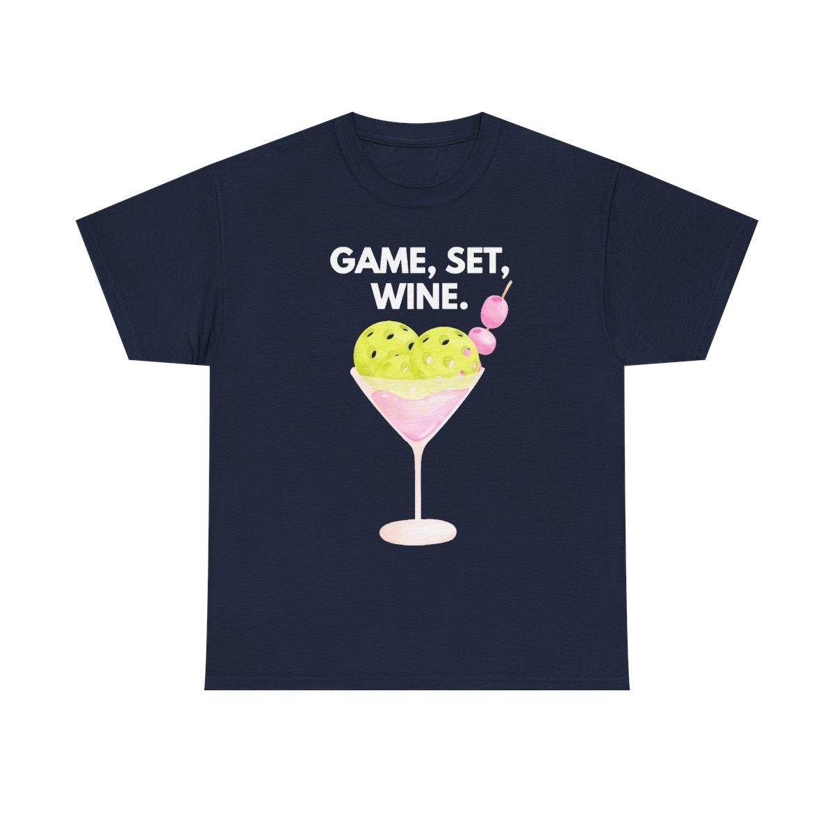 GAME SET WINE - Pickleball (Basic Tee)