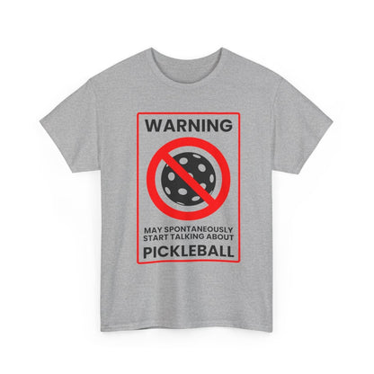 WARNING PICKLEBALL - Pickleball (Basic Tee)