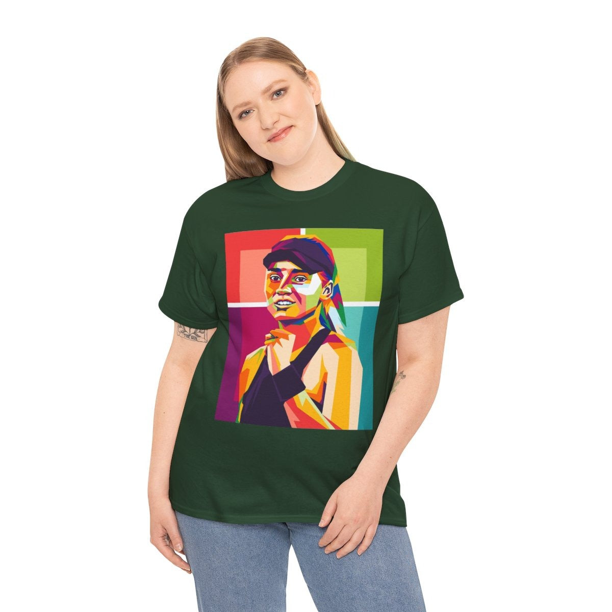 ELENA RYBAKINA 1 - Tennis (Basic Tee)