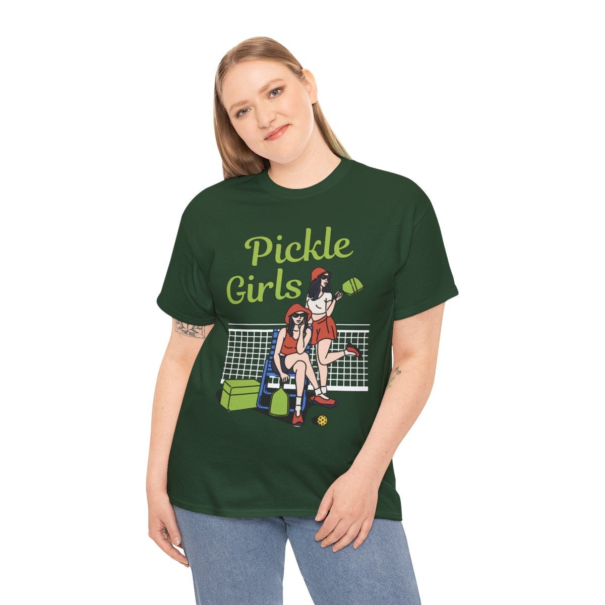 PICKLE GIRLS 1 - Pickleball (Basic Tee)