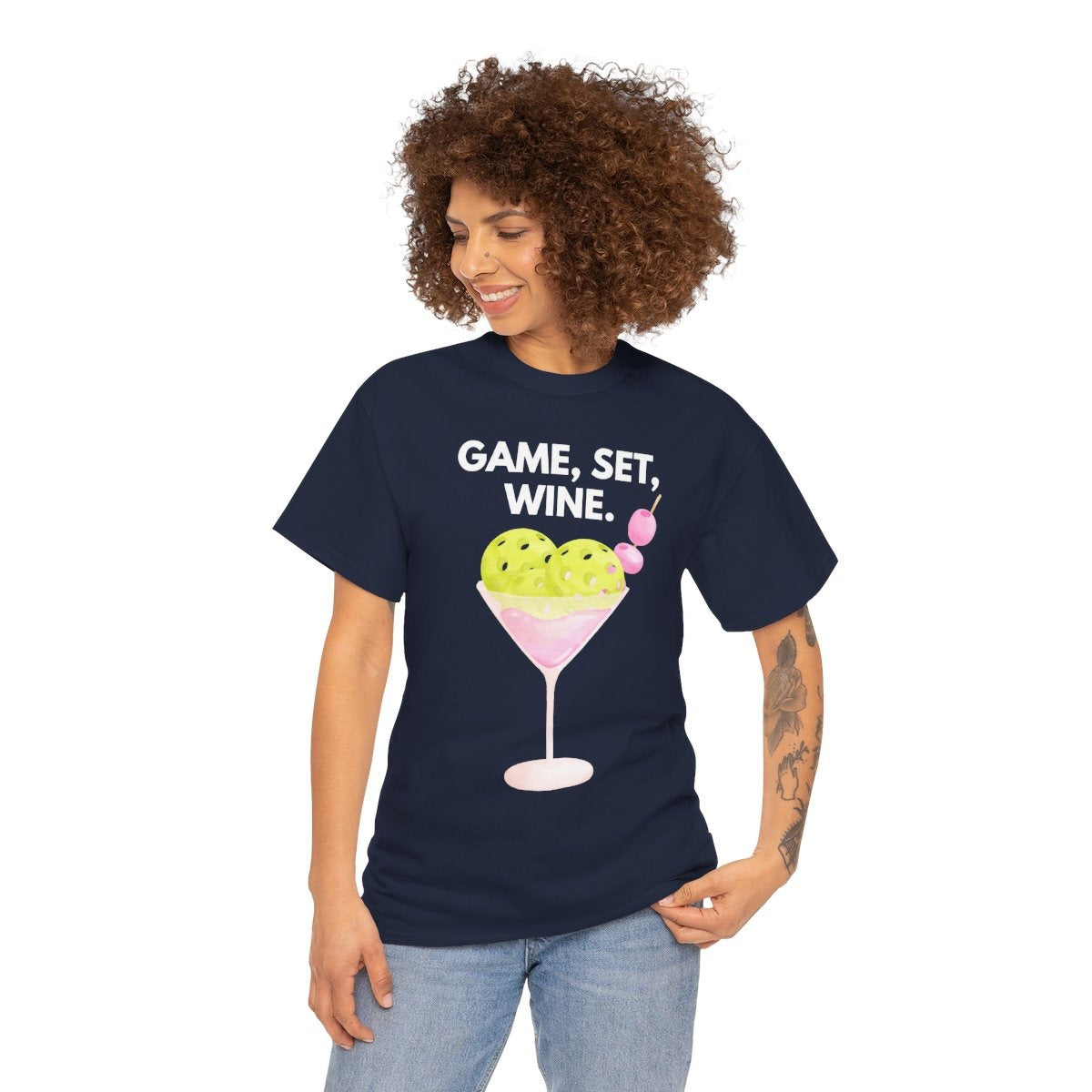 GAME SET WINE - Pickleball (Basic Tee)