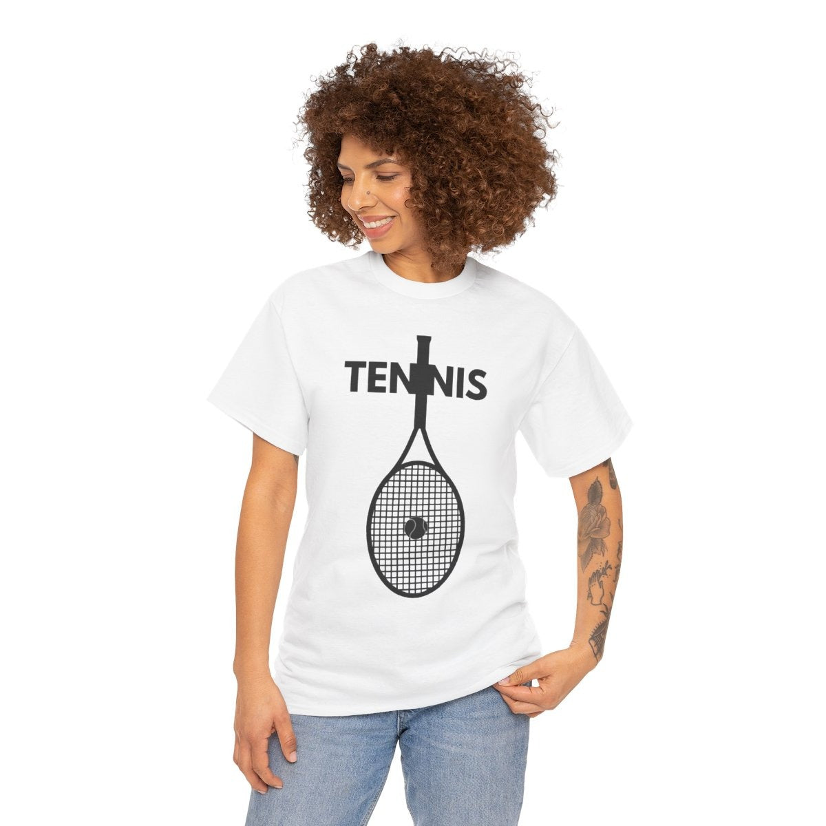 COURT BOUND - Tennis (Basic Tee)