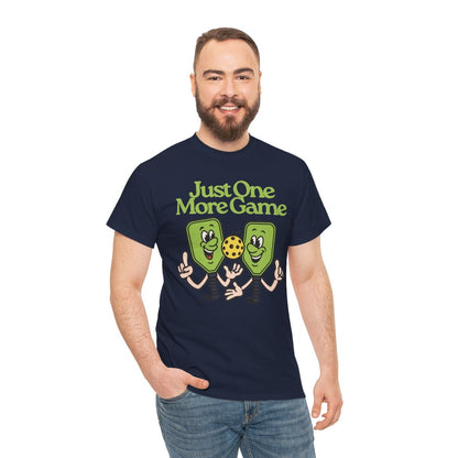 JUST ONE MORE GAME - Pickleball (Basic Tee)