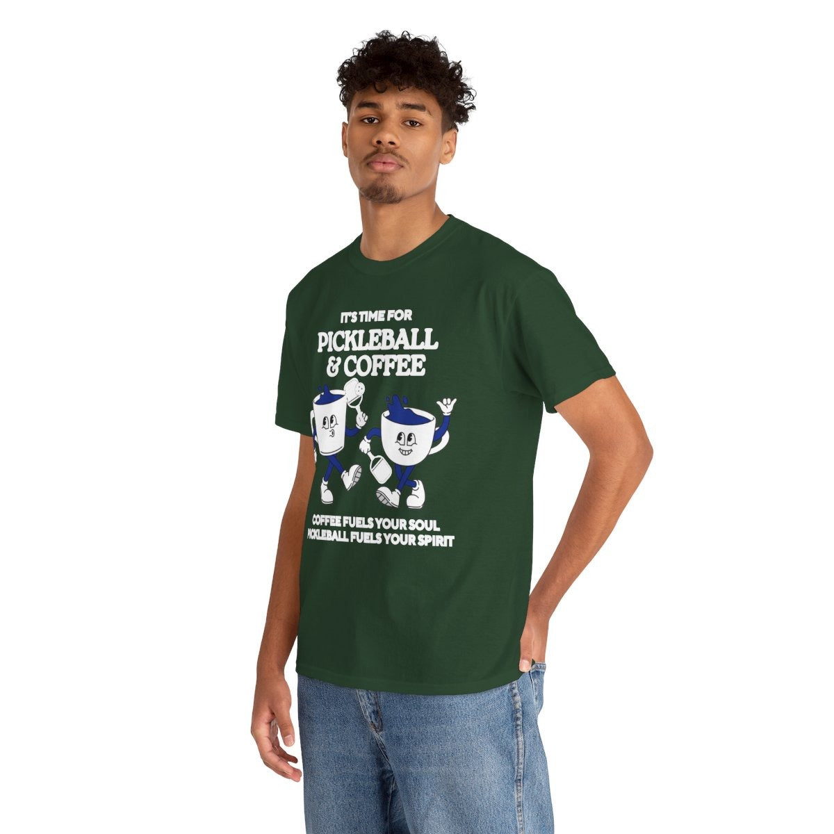 COFFEE & PICKLEBALL 3 - Pickleball (Basic Tee)