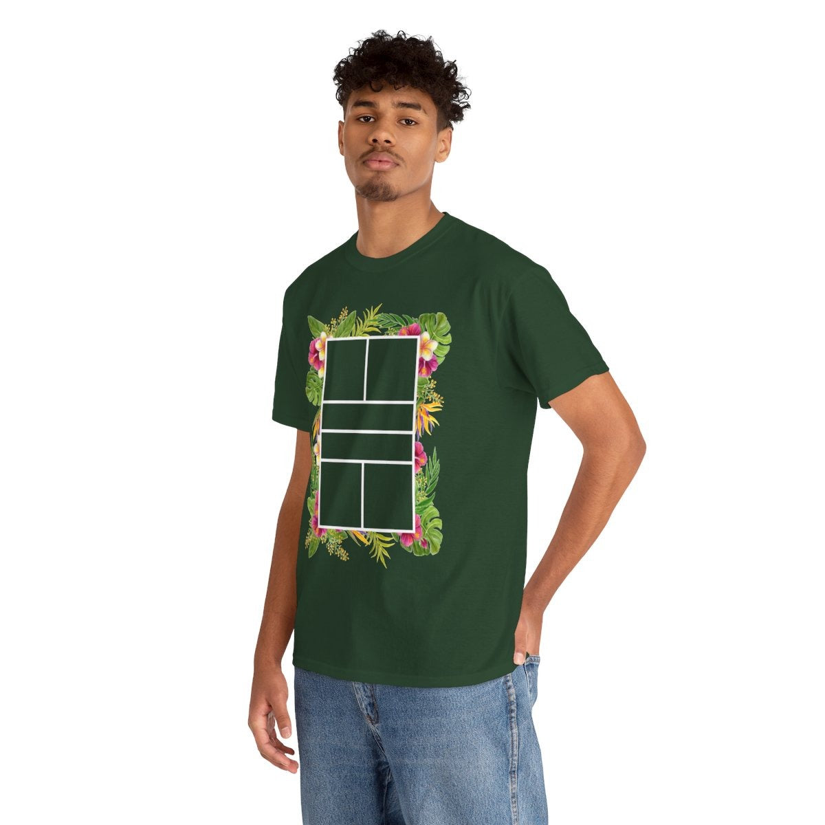 PICKLEBALL TROPICAL - Pickleball (Basic Tee)