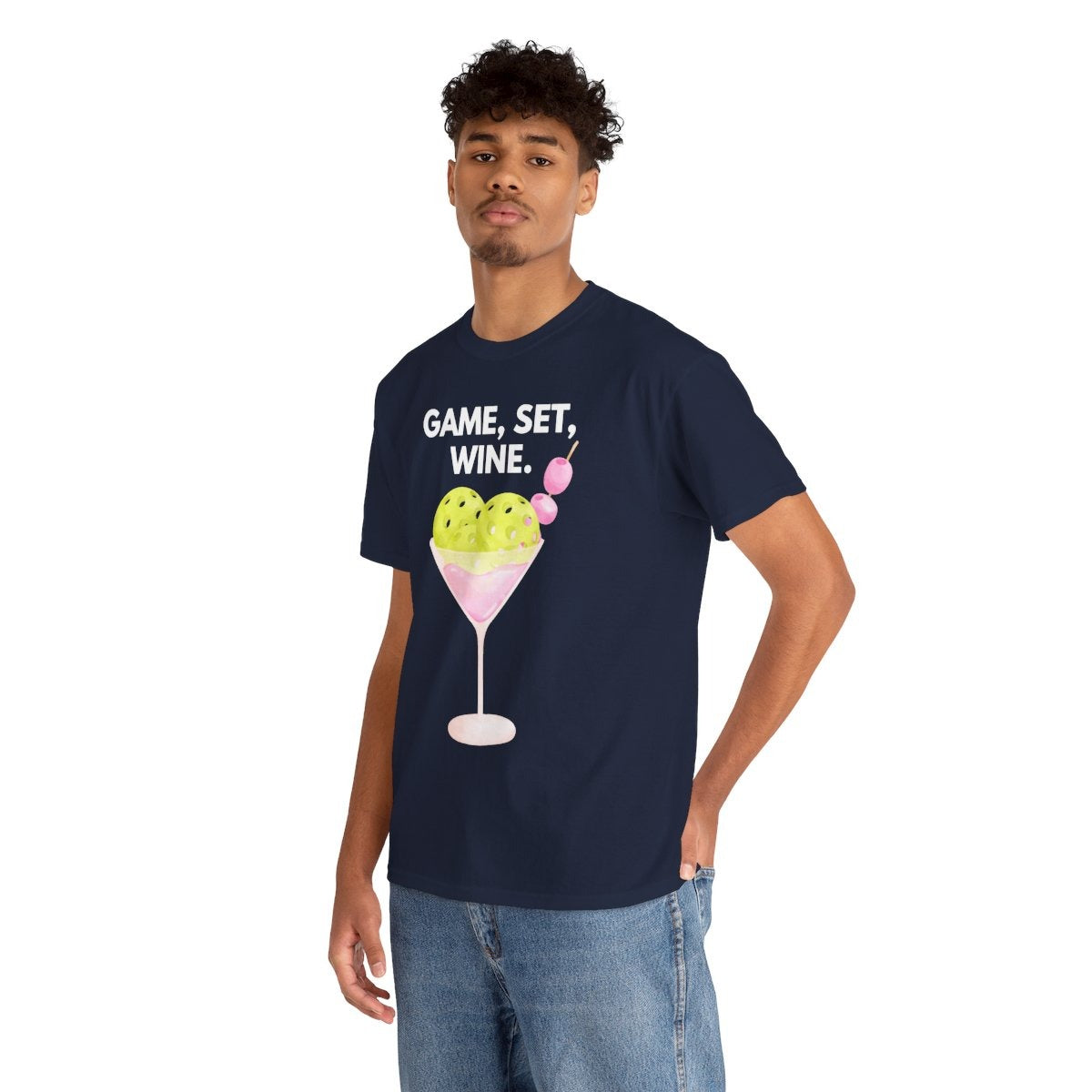 GAME SET WINE - Pickleball (Basic Tee)