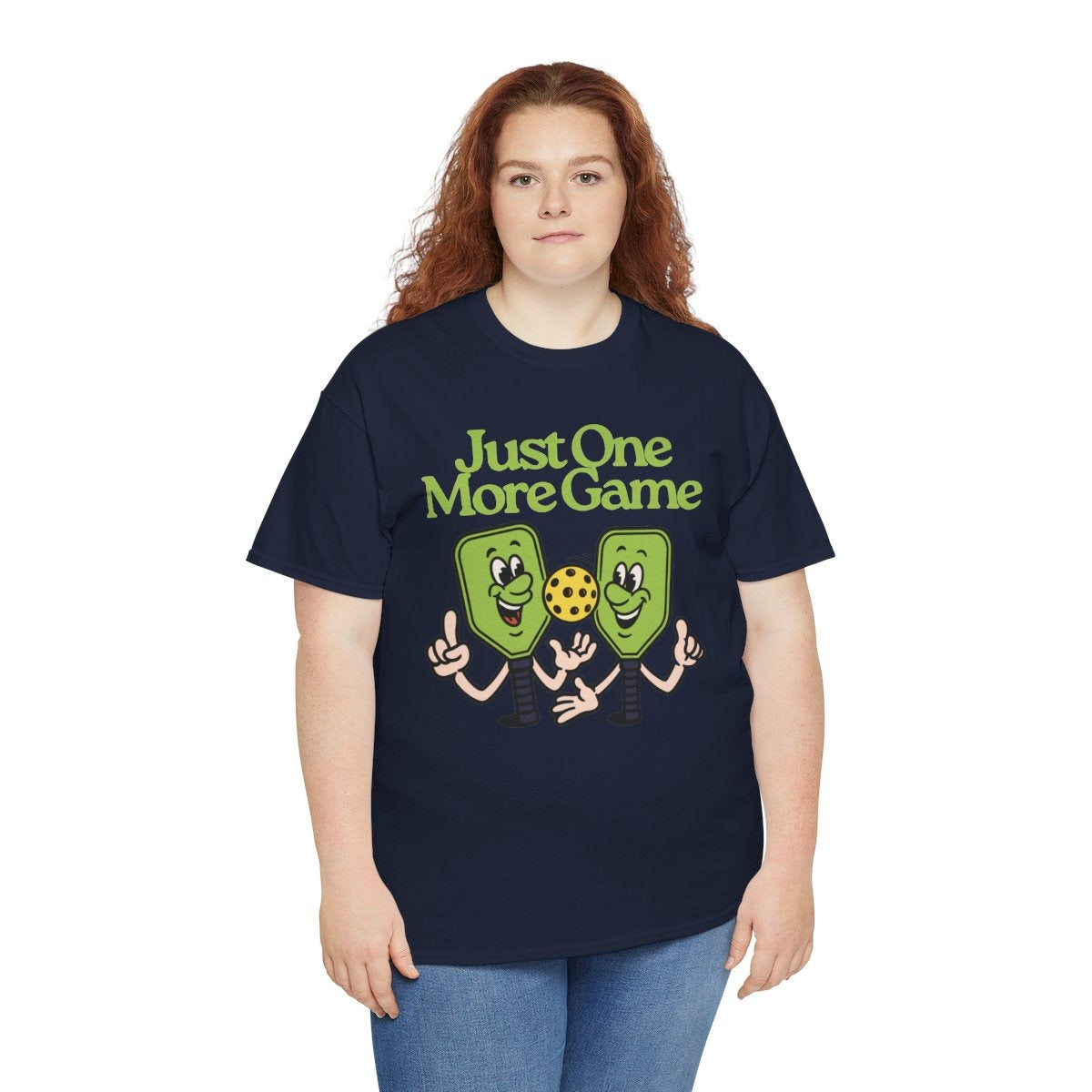 JUST ONE MORE GAME - Pickleball (Basic Tee)