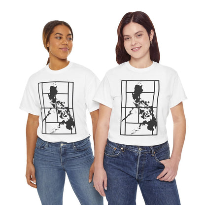 PHILIPPINE MAP - Tennis (Basic Tee)