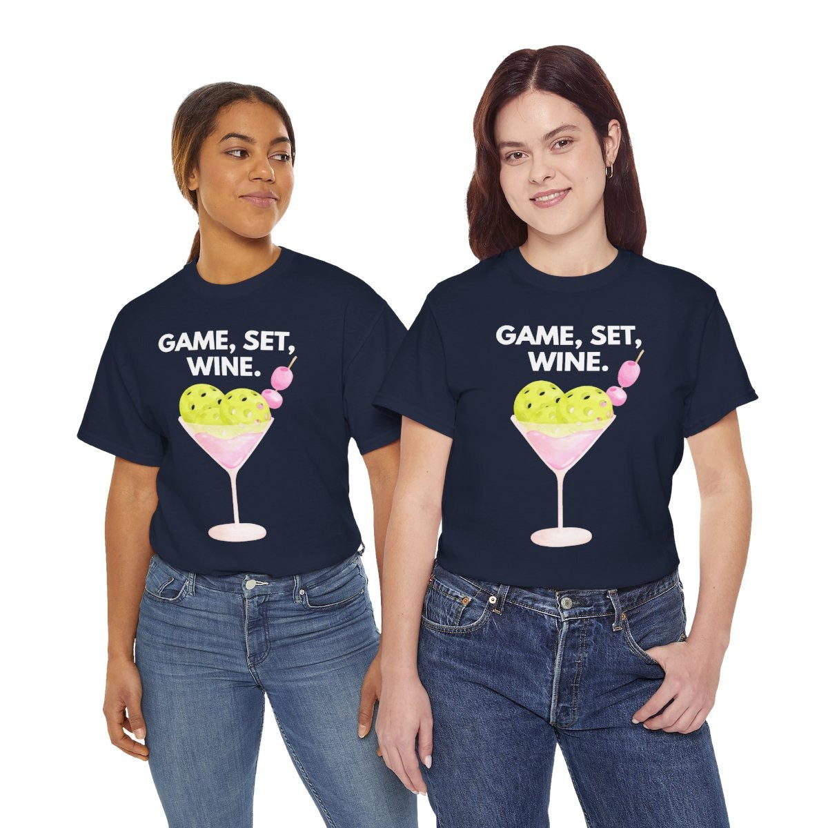 GAME SET WINE - Pickleball (Basic Tee)