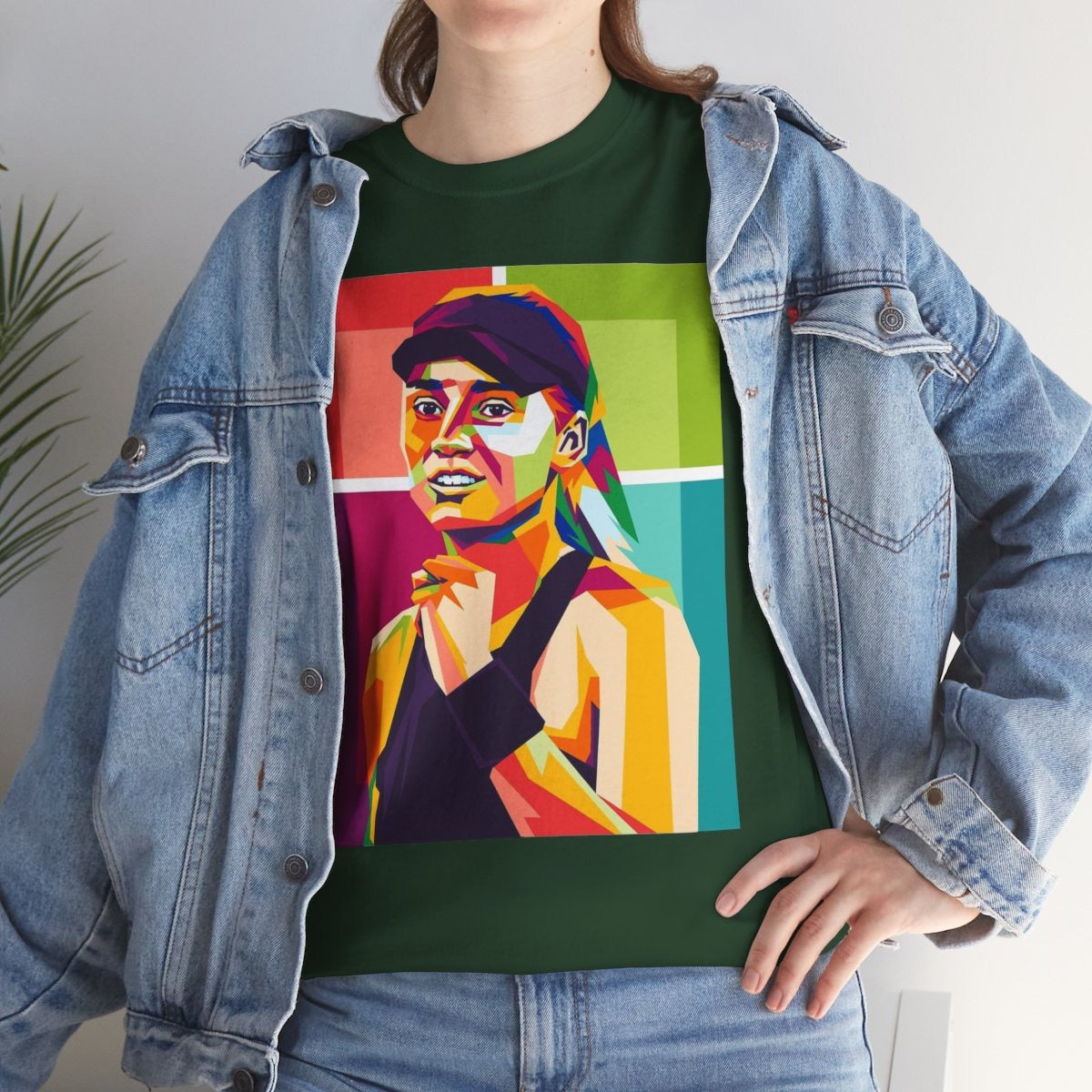 ELENA RYBAKINA 1 - Tennis (Basic Tee)