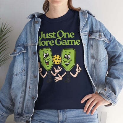 JUST ONE MORE GAME - Pickleball (Basic Tee)