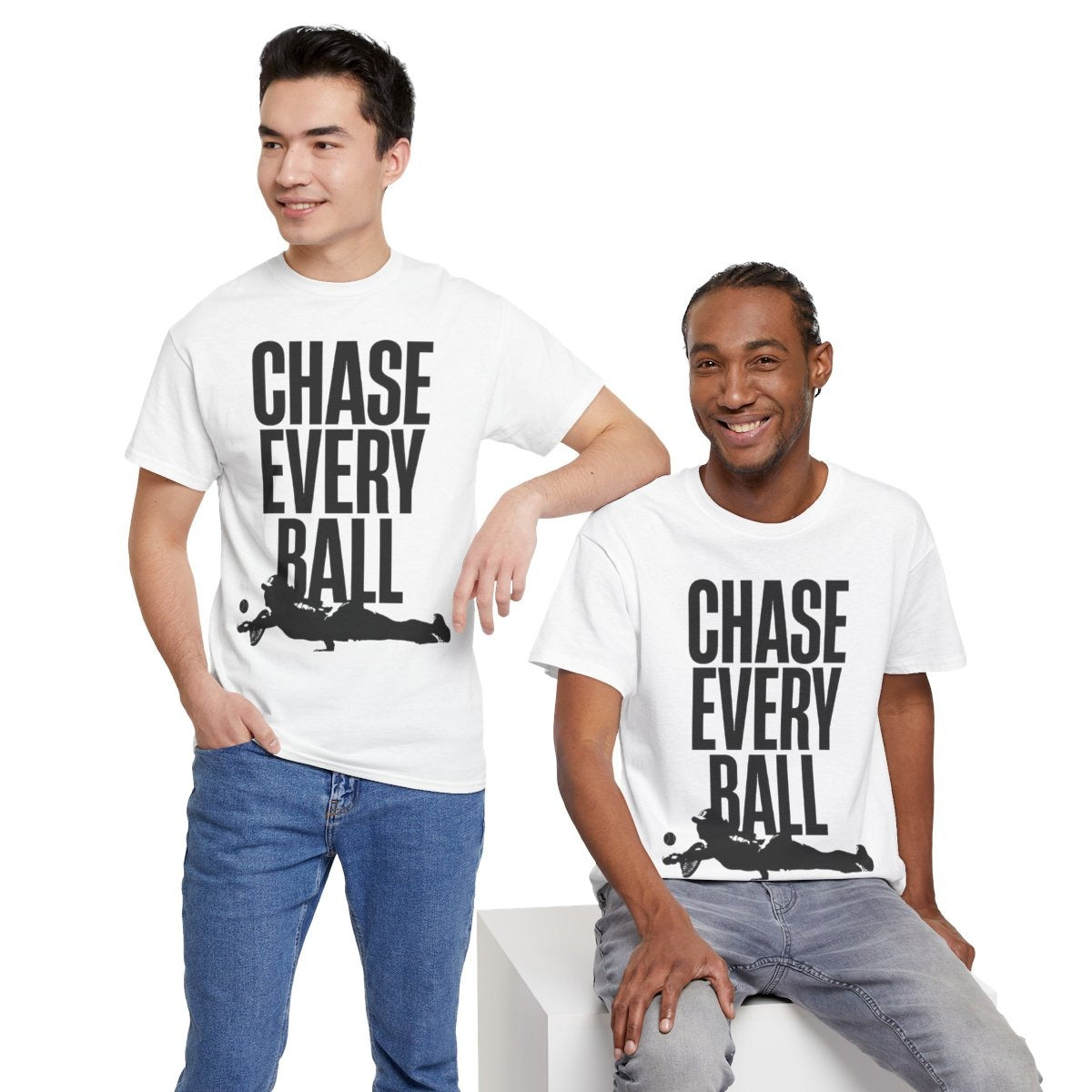 CHASE EVERY BALL - Tennis (Basic Tee)