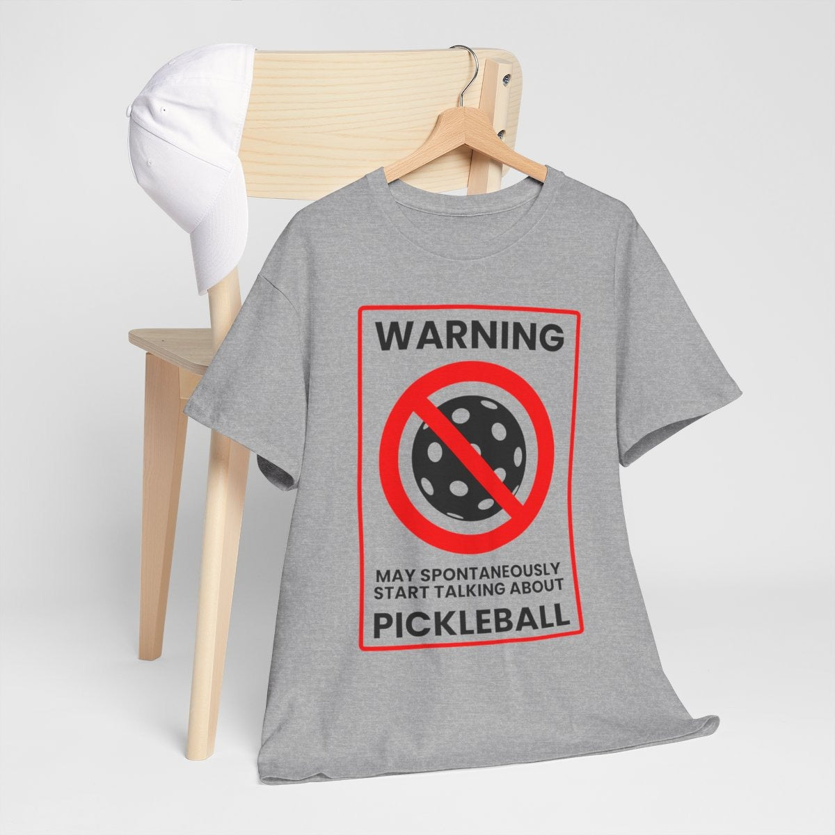 WARNING PICKLEBALL - Pickleball (Basic Tee)