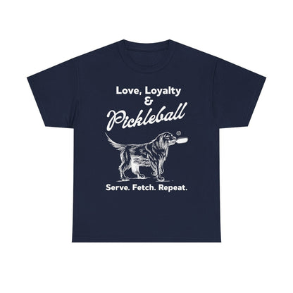 PADDLE & PAWS - Pickleball (Basic Tee)