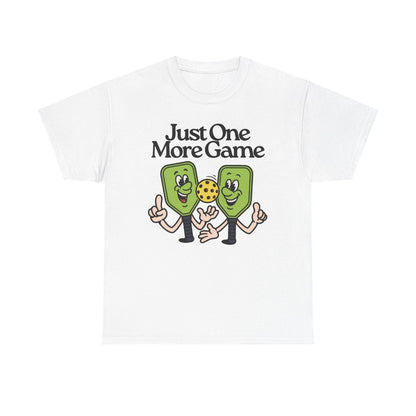 JUST ONE MORE GAME - Pickleball (Basic Tee)