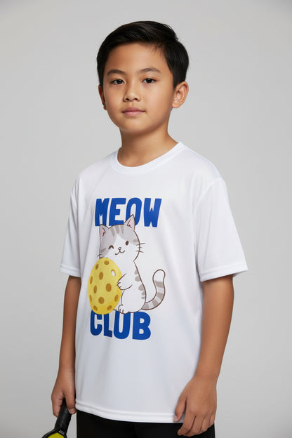 MEOW CLUB - Pickleball (Kids Tee)