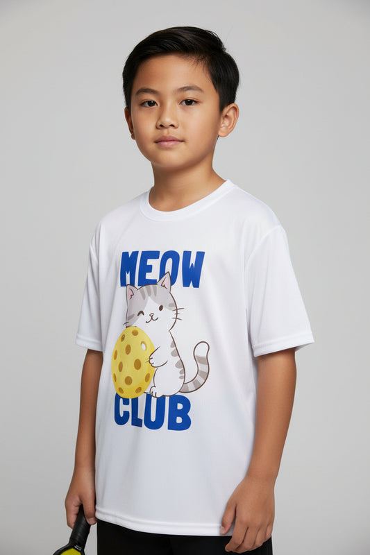 MEOW CLUB - Pickleball (Kids Tee)