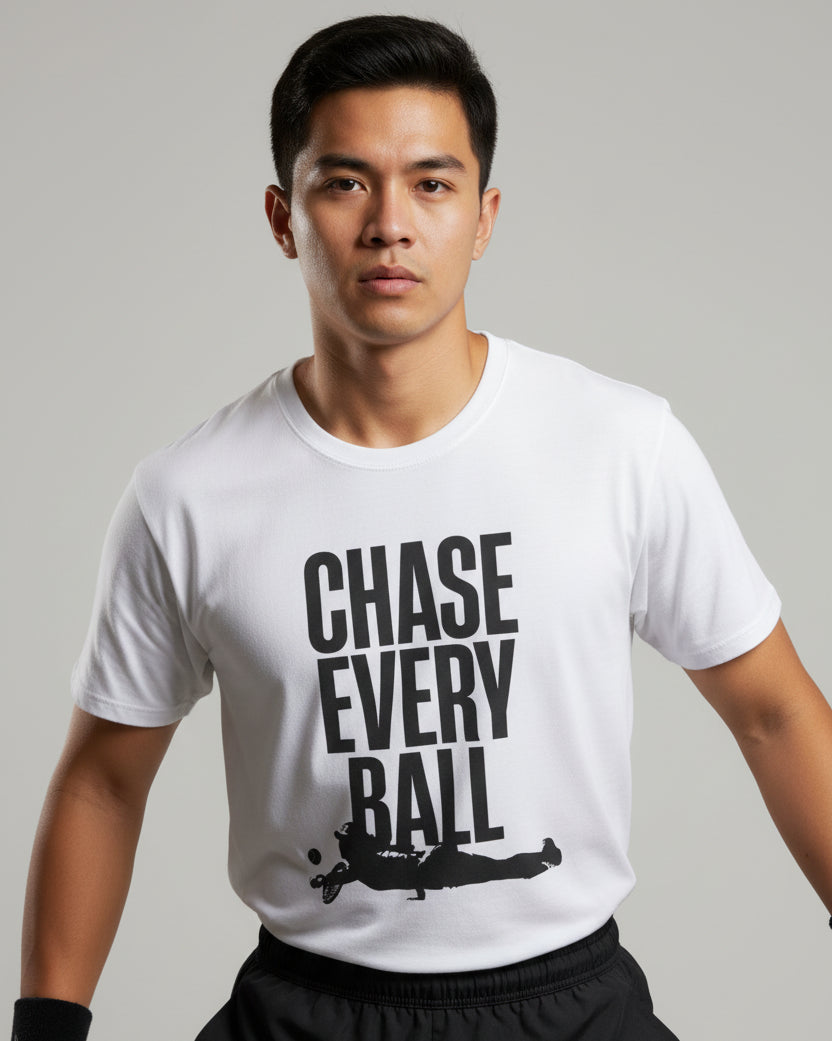 CHASE EVERY BALL - Tennis (Basic Tee)