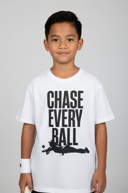 CHASE EVERY BALL - Tennis (Kids Tee)