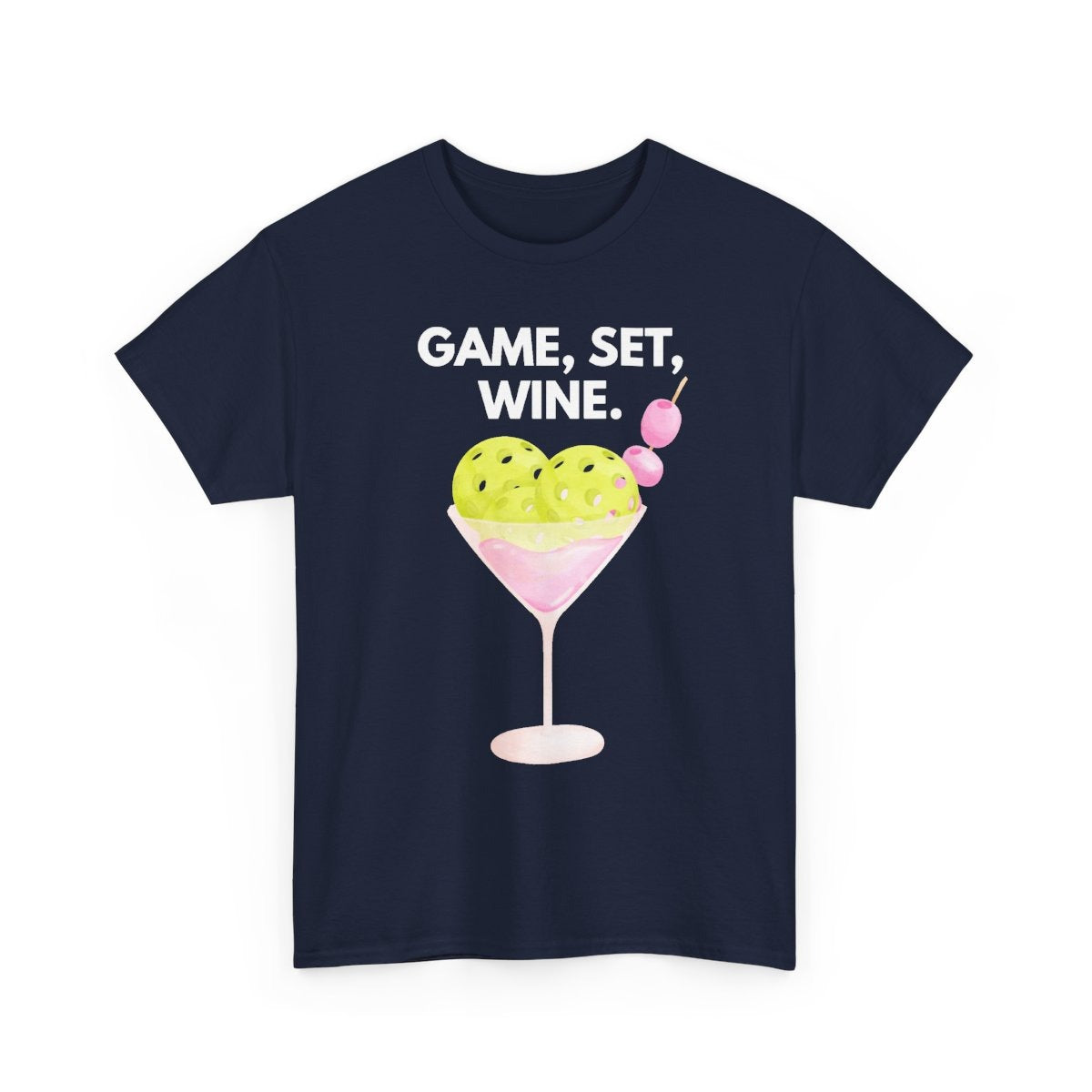 GAME SET WINE - Pickleball (Basic Tee)