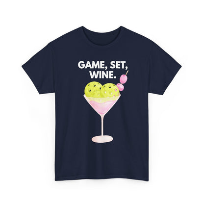 GAME SET WINE - Pickleball (Basic Tee)