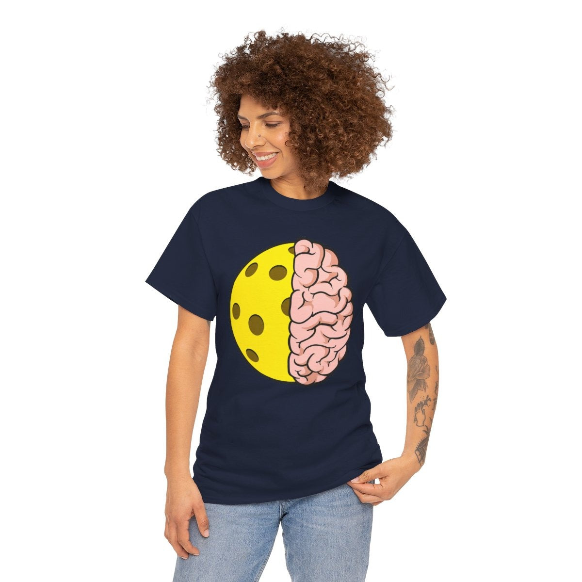 PICKLEBALL BRAIN - Pickleball (Basic Tee)