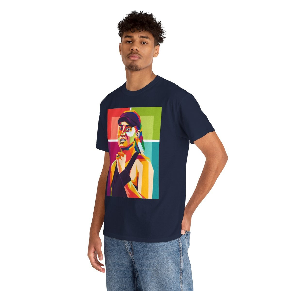 ELENA RYBAKINA 1 - Tennis (Basic Tee)