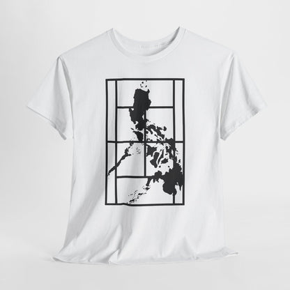 PHILIPPINE MAP - Tennis (Basic Tee)