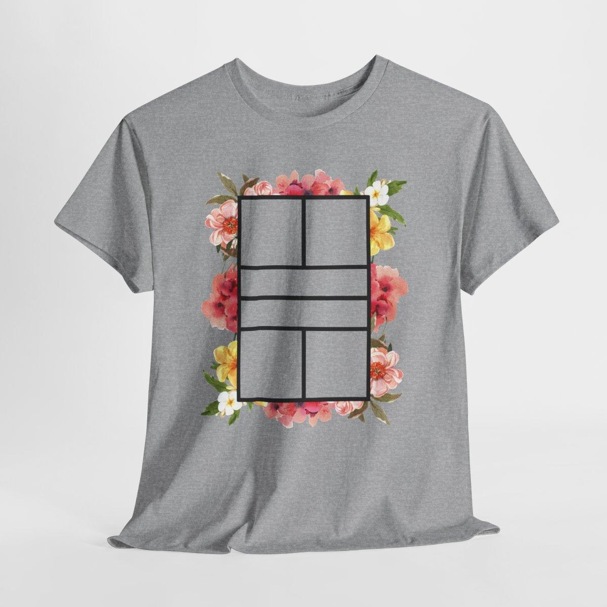 PICKLEBALL FLORAL - Pickleball (Basic Tee)