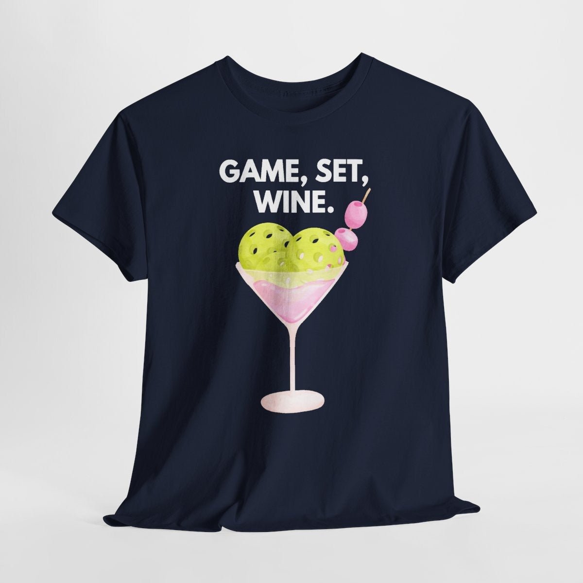 GAME SET WINE - Pickleball (Basic Tee)