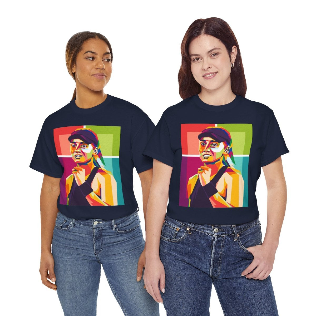 ELENA RYBAKINA 1 - Tennis (Basic Tee)