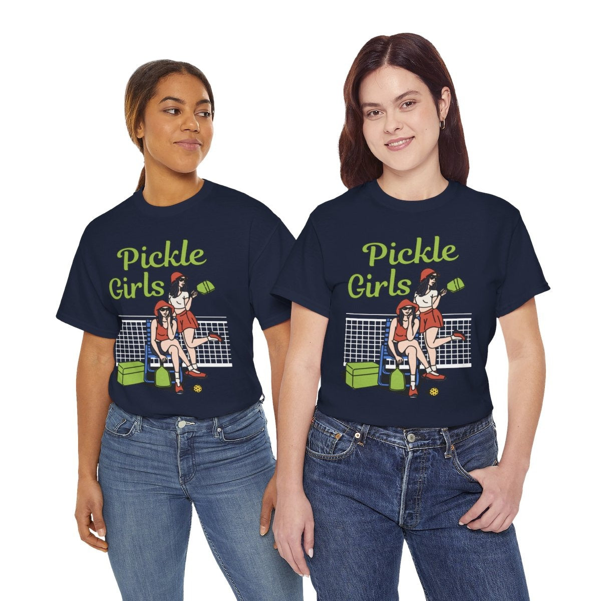 PICKLE GIRLS 1 - Pickleball (Basic Tee)