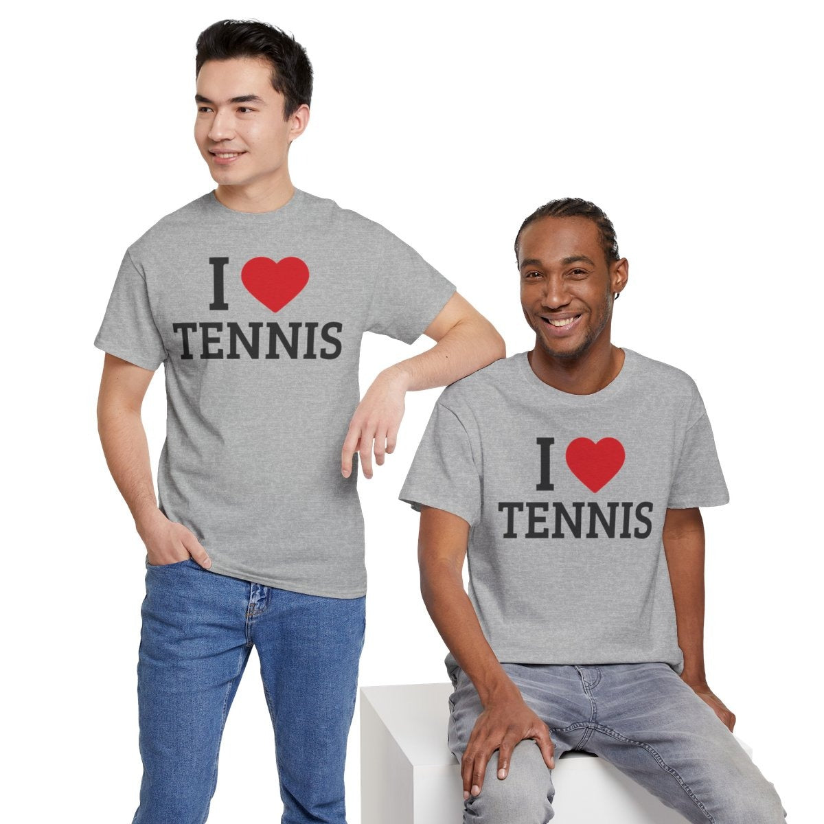I HEART TENNIS - Tennis (Basic Tee)