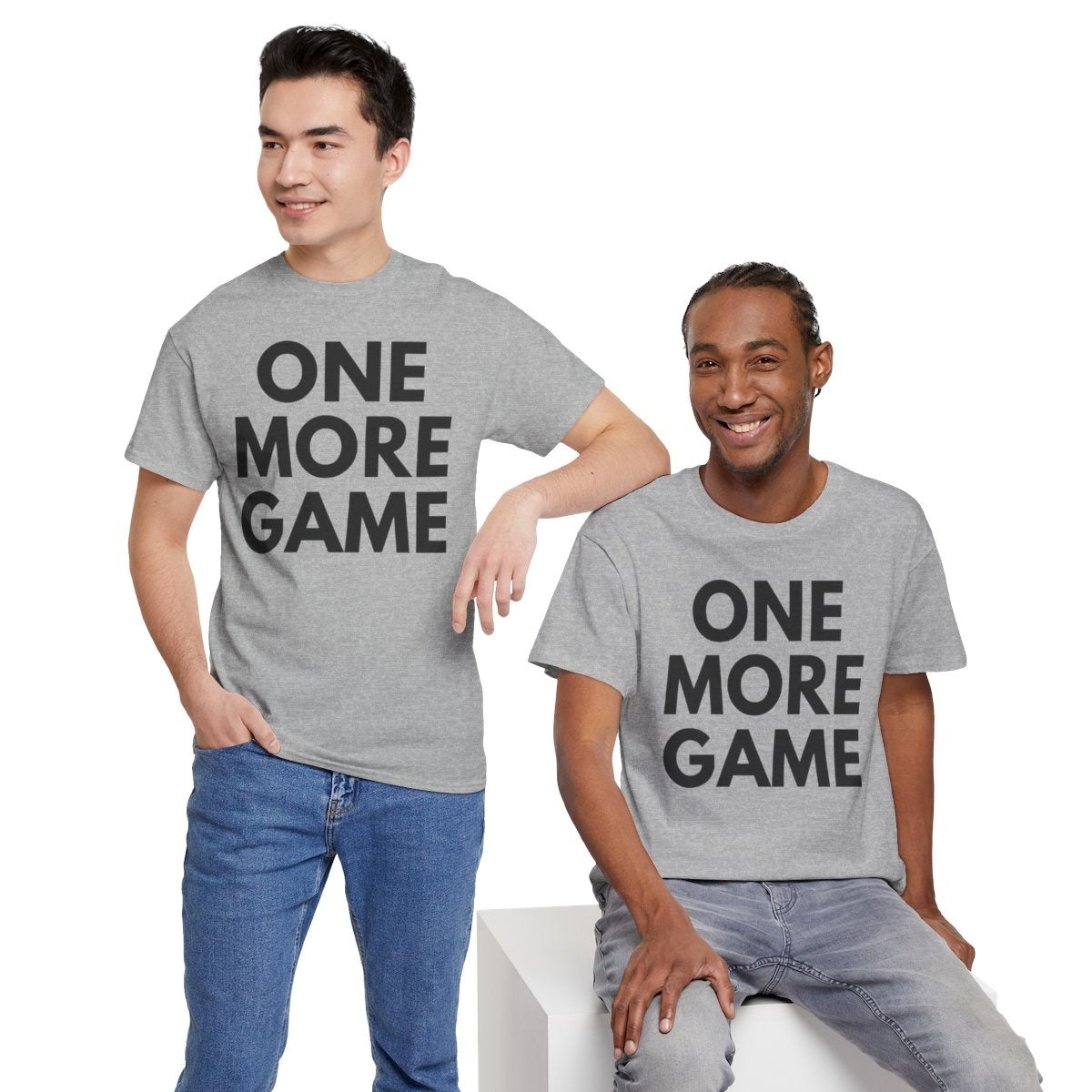 ONE MORE GAME - Tennis & Pickleball (Basic Tee)