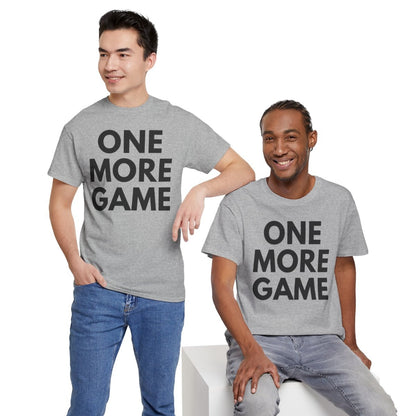 ONE MORE GAME - Tennis & Pickleball (Basic Tee)